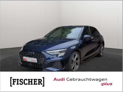 Blau Gebraucht 2023 Audi A3 Sportback S-Line Limousine | 35.876 € (Teuer)