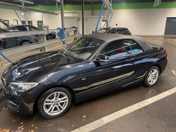 Schwarz Gebraucht 2016 BMW 218 Sport Line Cabrio | 14.500 € (Guter Preis)