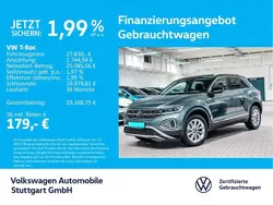 Indiumgrau metallic/schwarz Gebraucht 2024 VW T-Roc Style SUV | 27.830 € (Guter Preis)