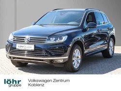 Moonlight blue perleffekt Gebraucht 2017 VW Touareg Terrain Tech SUV | 32.980 € (Etwas zu teuer)