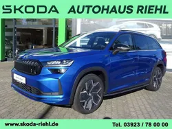 Raceblau metallic Neu 2025 Skoda Kodiaq SportLine SUV | 46.890 € (Fairer Preis)
