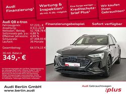 Mythosschwarz metallic Gebraucht 2023 Audi Q8 e-tron S-Line SUV | 68.590 € (Teuer)