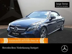 Blau Gebraucht 2021 Mercedes C300 AMG Cabrio | 39.990 € (Fairer Preis)