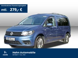 Acapulcoblau metallic Gebraucht 2018 VW Caddy Maxi Comfortline Van / Kleinbus | 22.950 € (Guter Preis)