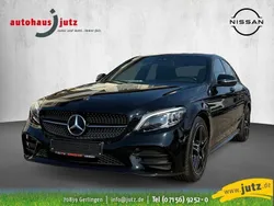 Schwarz Gebraucht 2019 Mercedes C300 AMG line Limousine | 36.900 € (Teuer)
