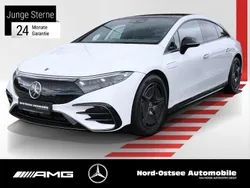 Weiß Gebraucht 2022 Mercedes EQS350 AMG Limousine | 55.990 € (Fairer Preis)