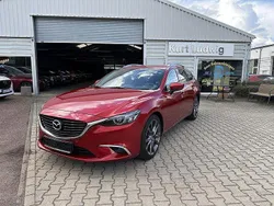 Rubinrot metallic Gebraucht 2018 Mazda 6 Sports-Line Kombi | 17.990 € (Fairer Preis)
