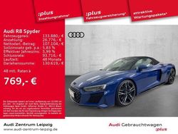 Ascariblau metallic Gebraucht 2022 Audi R8 Spyder Ambiente Cabrio | 138.888 € (Superpreis)