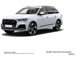 Gletscherweiß metallic (metallic) Gebraucht 2021 Audi Q7 S-Line SUV | 64.910 € (Fairer Preis)