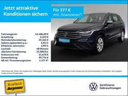Blau / atlantik blue Gebraucht 2023 VW Tiguan Allspace Life SUV | 41.484 € (Fairer Preis)