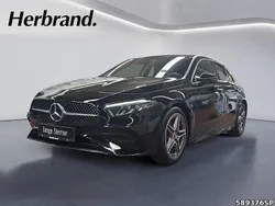 Unilack nachtschwarz Gebraucht 2024 Mercedes A200 AMG Limousine | 30.890 € (Guter Preis)