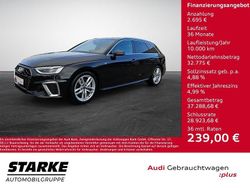Mythosschwarz metallic Gebraucht 2024 Audi A4 S-Line Kombi | 35.470 € (Superpreis)