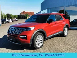 Rot Gebraucht 2021 Ford Explorer Platinum SUV | 47.890 € (Guter Preis)