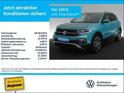 Makenatürkis metallic (metallic) Gebraucht 2019 VW T-Cross Style SUV | 18.662 € (Fairer Preis)