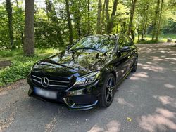 Schwarz Gebraucht 2016 Mercedes C300 AMG line Kombi | 23.800 € (Teuer)