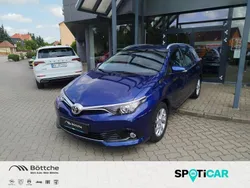 Dark blue mica Gebraucht 2016 Toyota Auris Touring Sports Edition-S Kombi | 10.490 € (Superpreis)