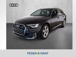 Mythosschwarz metallic Gebraucht 2024 Audi A6 S-Line Kombi | 51.990 €