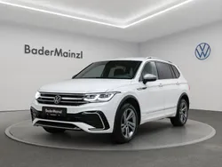 Pure white Gebraucht 2022 VW Tiguan Allspace R-line SUV | 37.930 € (Fairer Preis)