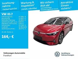 Kings red metallic/schwarz Gebraucht 2024 VW ID.7 GTX Limousine | 47.980 € (Fairer Preis)