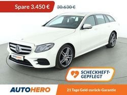 Diamantweiss Gebraucht 2018 Mercedes E220 AMG line Kombi | 27.180 € (Guter Preis)
