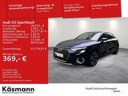 Navarrablau metallic Gebraucht 2022 Audi A3 Advanced Plus Limousine | 27.950 € (Teuer)