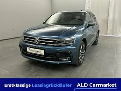 Lackierung: blue silk Gebraucht 2020 VW Tiguan Allspace Highline SUV | 30.480 € (Fairer Preis)