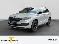 Grau Gebraucht 2019 Skoda Karoq SportLine SUV | 17.980 € (Fairer Preis)