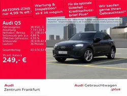 Mythosschwarz metallic Gebraucht 2022 Audi Q5 S-Line SUV | 38.450 € (Guter Preis)