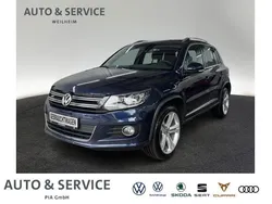 Night blue metallic Gebraucht 2016 VW Tiguan R-line SUV | 15.990 € (Superpreis)