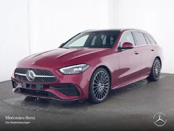 Rot Gebraucht 2024 Mercedes C300 Advanced Plus Kombi | 46.890 € (Fairer Preis)