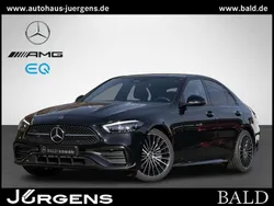Schwarz metalliclack obsidian Gebraucht 2025 Mercedes C200 AMG Limousine | 52.880 €