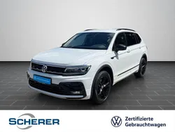 Pure white Gebraucht 2021 VW Tiguan Allspace Highline SUV | 36.490 € (Fairer Preis)