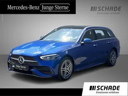 Blau Gebraucht 2024 Mercedes C300e AMG line Limousine | 44.650 € (Superpreis)