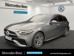Grau Gebraucht 2024 Mercedes C220 AMG Kombi | 50.550 € (Teuer)
