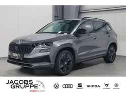 Grau Gebraucht 2022 Skoda Karoq SportLine SUV | 31.385 € (Etwas zu teuer)