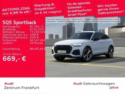 Gletscherweiß metallic Gebraucht 2025 Audi SQ5 Sportback Ambiente SUV | 81.349 € (Teuer)