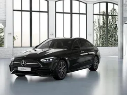Schwarz Gebraucht 2024 Mercedes C220 AMG Limousine | 48.452 € (Teuer)