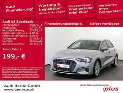 Florettsilber metallic Gebraucht 2022 Audi A3 Ambiente Limousine | 24.870 € (Superpreis)