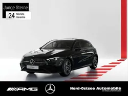 Metalliclack kosmosschwarz Gebraucht 2024 Mercedes A200 AMG Limousine | 30.390 € (Guter Preis)