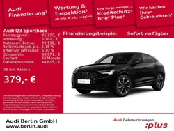 Mythosschwarz metallic Gebraucht 2024 Audi Q3 S-Line SUV | 45.300 € (Teuer)