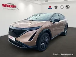 Akatsuki copper/pearl black Gebraucht 2024 Nissan Ariya Evolve SUV | 44.830 € (Etwas zu teuer)
