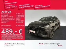 Mythosschwarz metallic Gebraucht 2023 Audi Q8 Competition SUV | 73.846 € (Guter Preis)