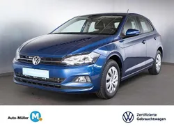 Reef blue metallic (metallic) Gebraucht 2019 VW Polo Comfortline Kleinwagen | 13.780 € (Guter Preis)