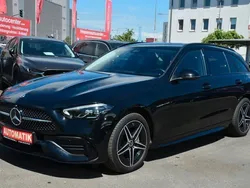 Schwarz Gebraucht 2022 Mercedes C300e AMG Limousine | 39.900 € (Fairer Preis)