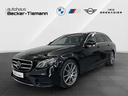 Obsidian blackmetallic Gebraucht 2020 Mercedes E220 AMG Kombi | 31.799 € (Etwas zu teuer)
