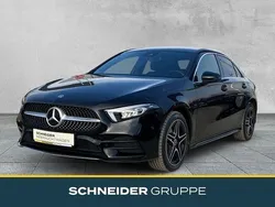 Nachtschwarz Gebraucht 2022 Mercedes A250 AMG line Limousine | 29.890 € (Fairer Preis)
