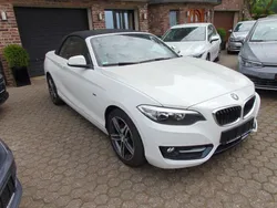 Weiß Gebraucht 2015 BMW 218 Sport Line Cabrio | 17.900 € (Fairer Preis)