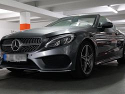 Grau Gebraucht 2016 Mercedes C300 AMG line Cabrio | 27.100 € (Etwas zu teuer)