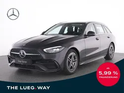 Metalliclack graphitgrau Gebraucht 2024 Mercedes C180 AMG Kombi | 36.999 € (Fairer Preis)