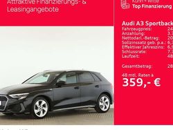 Schwarz Gebraucht 2021 Audi A3 Sportback e-tron S-Line Limousine | 24.999 € (Fairer Preis)